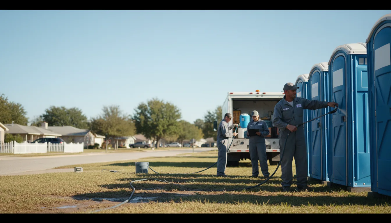 Long-Term Portable Toilet Rental in Eckerty, IN near me